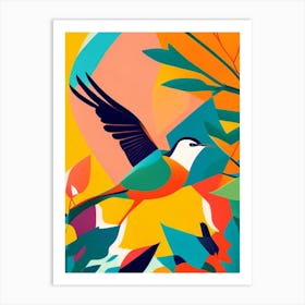Lark Pop Matisse 2 Bird Art Print