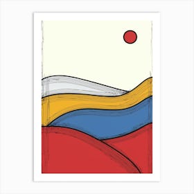 Sky Is Blue Art Print