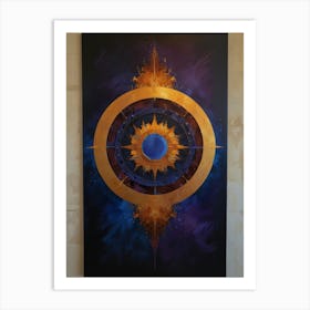 Golden Sun Art Print