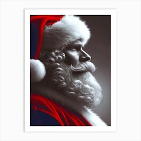 Santa Claus, Saint Nicholas, Classic  Art Print