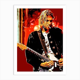 Nirvana - kurt cobain Art Print