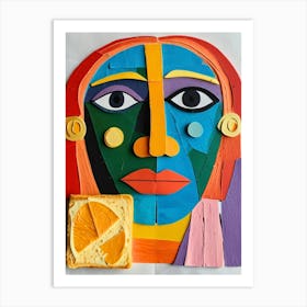 Woman'S Face 3 Art Print