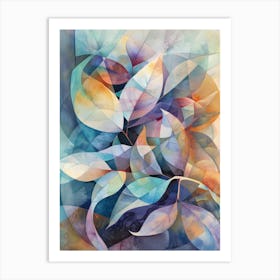 Abstract Leaves 54 Art Print