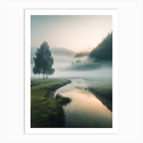 Misty Morning 3 Art Print