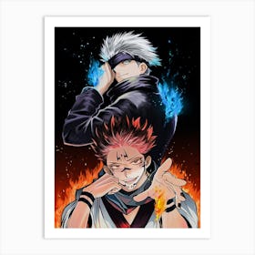 Jujutsu Kaisen Anime Poster Art Print