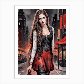 City Girl Art Print