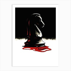 Chess Piece the Godfather movie Art Print