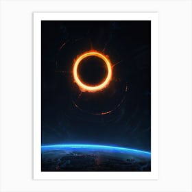 space Painting 1 Art Print