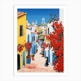 Street In Spain 1 Art Print