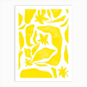 Spring Yellow Flowers Art Print