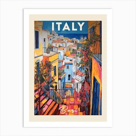 Bari Italy 1 Fauvist Painting  Travel Poster Art Print