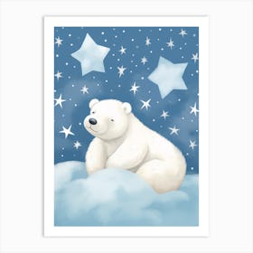 Sleeping Polar Bear 1 Art Print