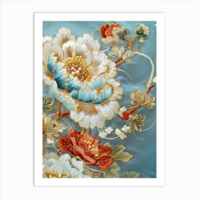 Chinese Floral Painting 20 Art Print