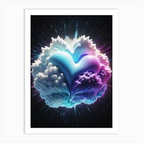 Cloud And Heart Poster