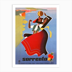 Women From Sorrento, Italy Art Print