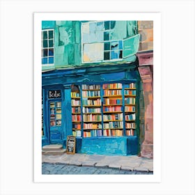 Edinburgh Book Nook Bookshop 4 Art Print