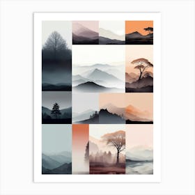 Landscapes Collection Art Print