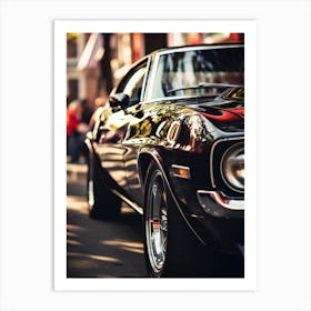 Close Of American Muscle Car 011 Art Print