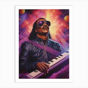 Stevie Wonder (4) Art Print