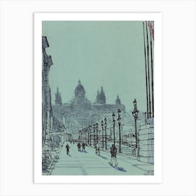 Saturday At Spain Art Print