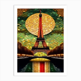 Paris Eiffel Tower 4 Art Print