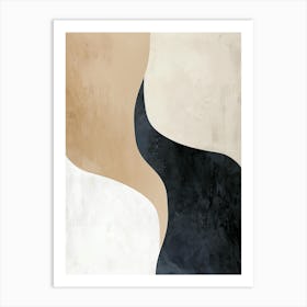 Soft Echoes Of Time Minimalist Style Art Print