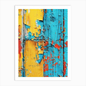 Peeling Paint 2 Art Print