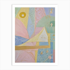 Abstract Pastel Thoughts Art Print