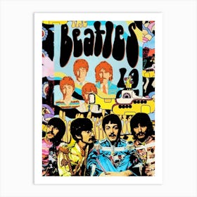 Beatles music band 7 Art Print