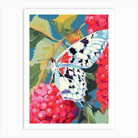 Pop Art Cabbage White Butterfly    4 Art Print