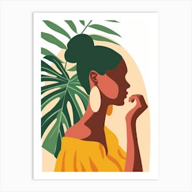 Afro-American Woman 40 Art Print