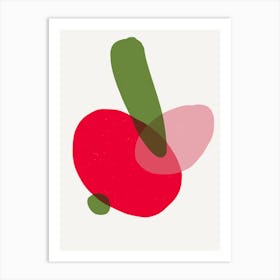 Radish - Abstract Painting Art Print