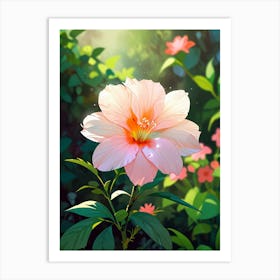 Hibiscus Flower 1 Art Print