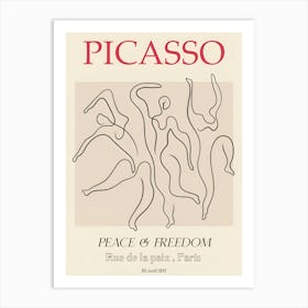 Pablo Picasso Peace And Freedom Art Print