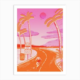 Pink Sunset Art Print