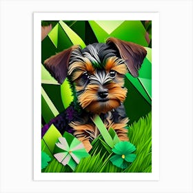 YorkiePuppy Art Print