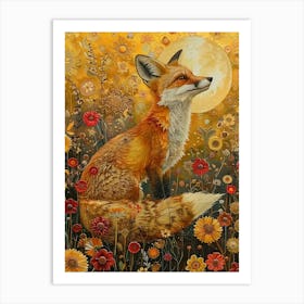 Red fox 1 Art Print