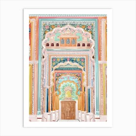 Patrika Gate Travel Jaipur India Art Print