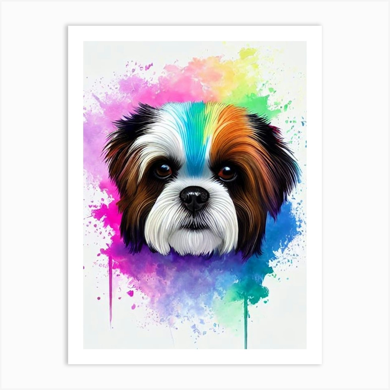 Shih Tzu Aqua Socks - Blue Shih Tzu Aqua Socks - Blue