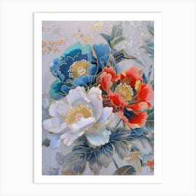 Chinese Flower Painting 108 Art Print