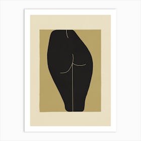 Minimal Hips 1 Art Print