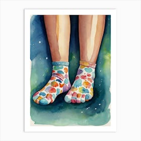 Socks Art Print