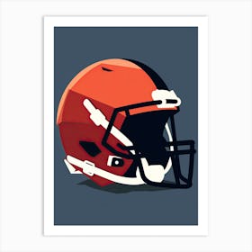 American Football Helmet 3 Art Print