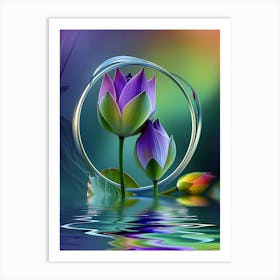 Lotus Flower 175 Art Print