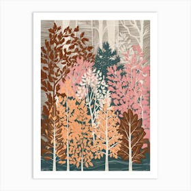 Autumn Trees 2 Art Print