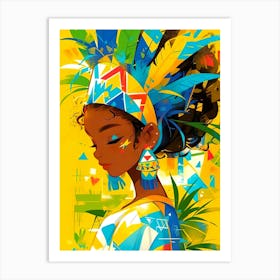 Latin American Girl Art Print