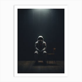 Astronaut In The Dark 3 Art Print