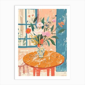 Flowers In A Vase 35 Art Print