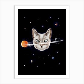 Cat Planet 2 Art Print