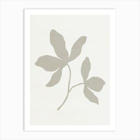 Minimalist Leaf 03 Art Print